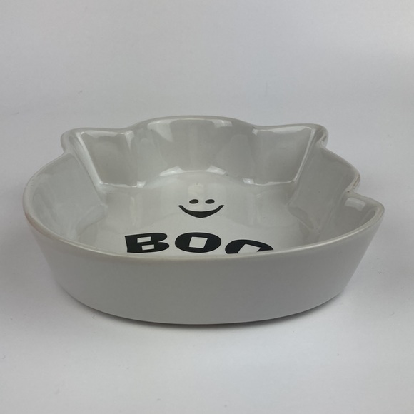 Michael’s Stoneware Ghost & Pumpkin Baking Dishes set of 2 6” - Picture 9 of 15